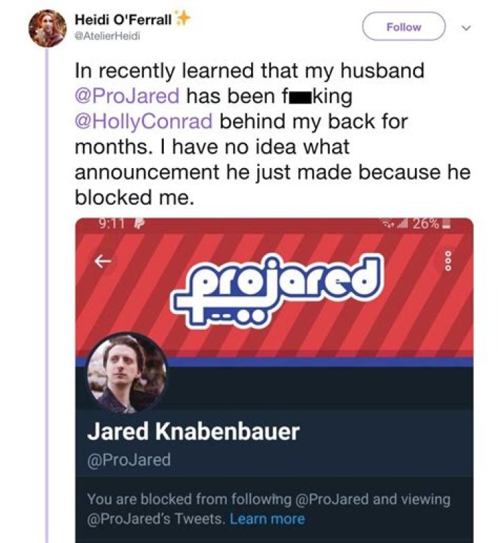 Who is the Former Wife of ProJared, Heidi O'Ferral Dating? Know About her Net Worth and YouTube Channel